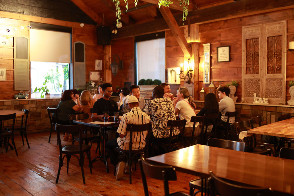 Guests connecting at a JN Network business event in Toronto