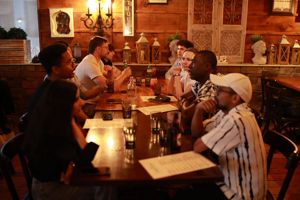 Guests connecting at a JN Network business event in Toronto