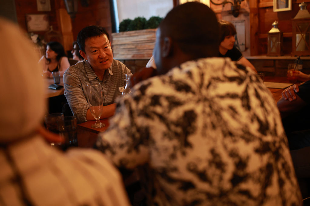 Guests connecting at a JN Network business event in Toronto